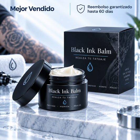 Haz que tu Tatuaje Vuelva a Verse Intenso con Black Ink Balm.