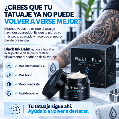 Haz que tu Tatuaje Vuelva a Verse Intenso con Black Ink Balm.