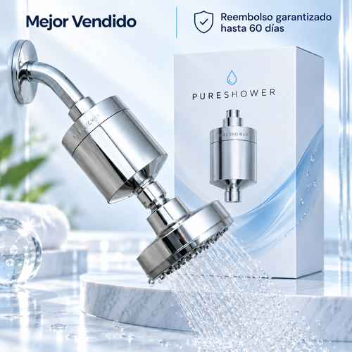 Agua más limpia. Cabello más cuidado. Una mejor ducha con PureShower