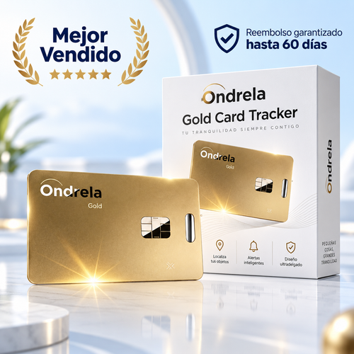 Protege lo que llevas contigo con Gold Card Tracker.